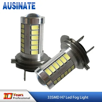 

H7 LED 33SMD High Power Daylight Car LED Fog Driving Lights Automobile Lights H11 H8 H9 9005 9006 Auto Lamp