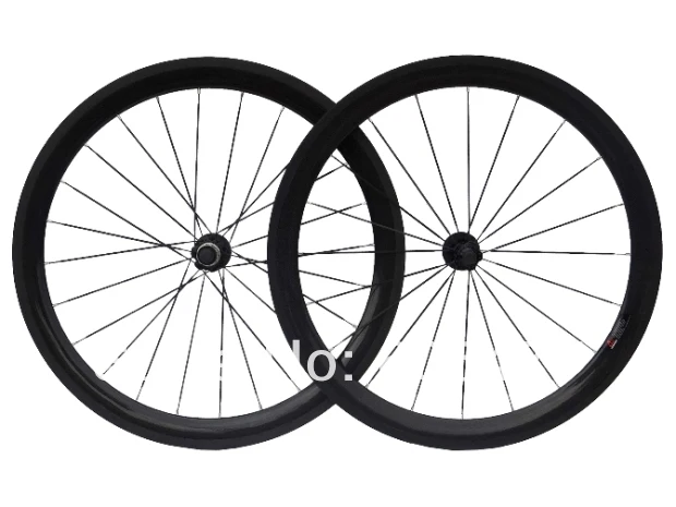 

Clincher Wheelset 50mm - Full Carbon Matt Matte Clincher Rim Road Bike 700C Wheel set 8/9/10/11's
