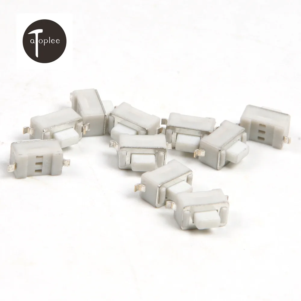 Горячая продажа 10/20 шт SMD Такт Тактильный кнопочный переключатель поверхностного