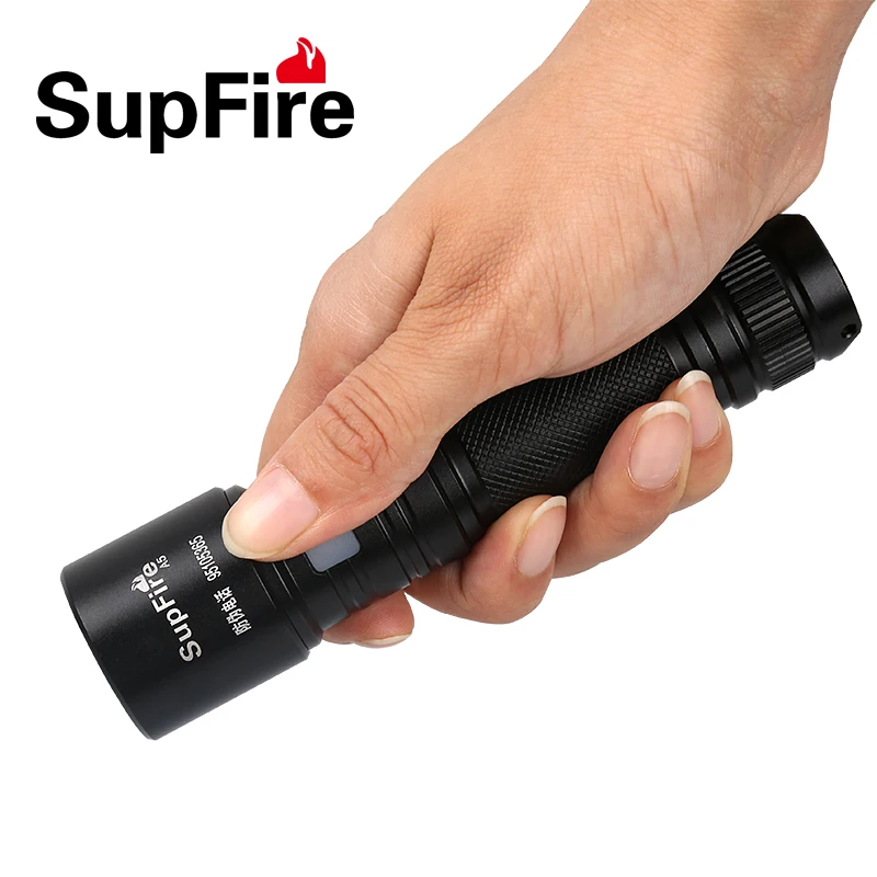 2016 Supfire A5 CREE XML T6 светодиодный фонарик Lanternas 700 люменов фонарь для поиска один на
