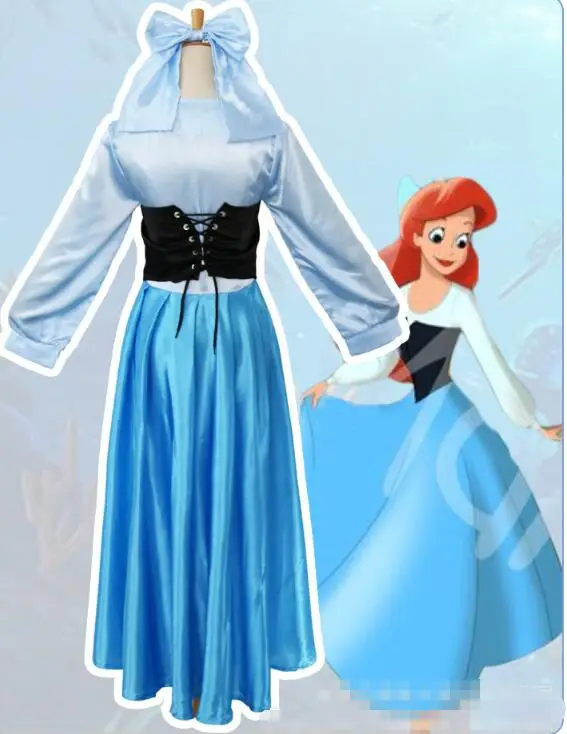Ainiel Movie The Little Mermaid Princess Ariel Dress Mermaid Cosplay Costume 2