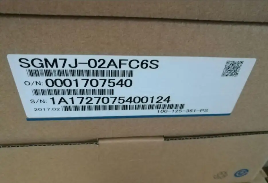 

New and original 200w Servo motor SGM7J-02AFC6S