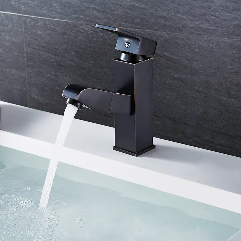 ORB pull out basin faucet