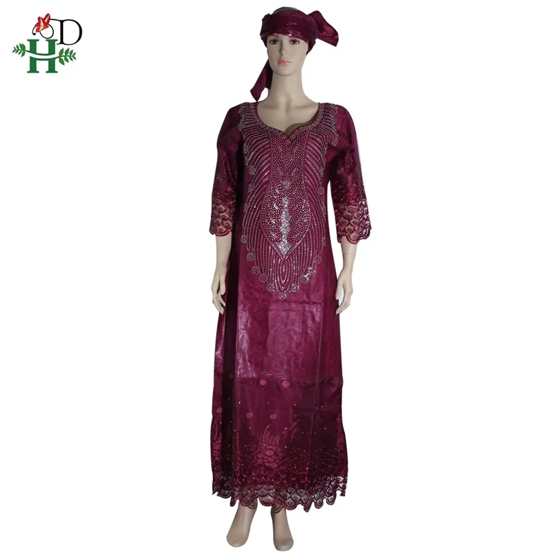 H & D африканская женская одежда кружевные платья Женская vestido africano Платье женское