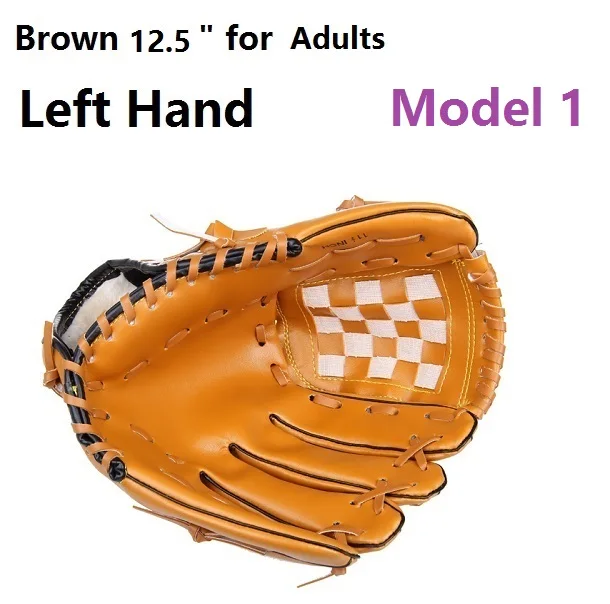 ZYMFOX Бейсбол перчатки перчатка кетчера Софтбол правая рука sgs/ce/iso оборудования цифрового таймера для тренировки с аксессуары лево/правосторонний; - Цвет: Left Hand Adults