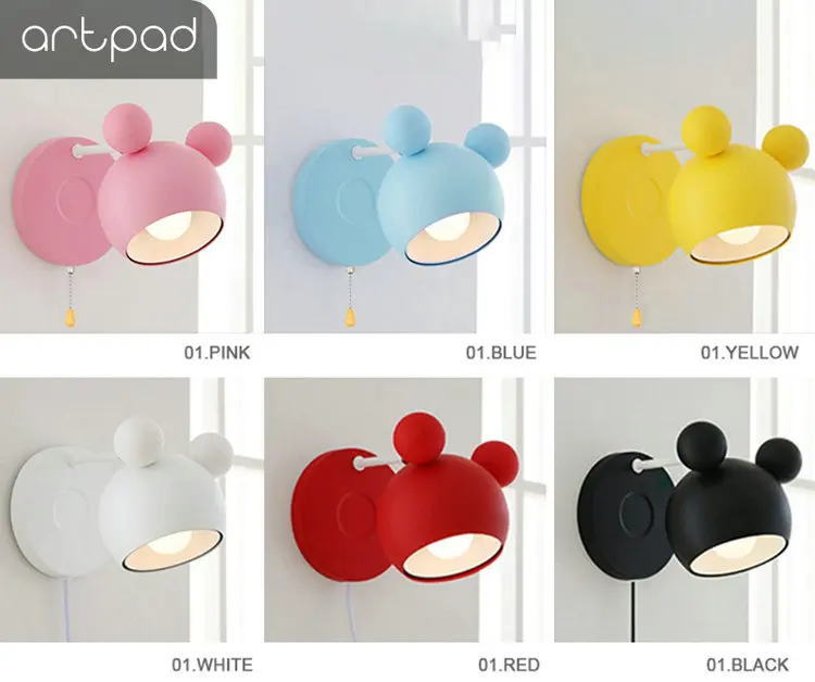 Artpad-Korea-Mordern-Lovely-Cartoon-Mickey-Children-Room-Wall-Light-Dimmable-Night-Lighting-Wall-Lamp-With (4)_