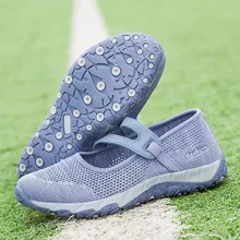 Летняя модная женская обувь на плоской подошве; женская Повседневная дышащая обувь из сетчатого материала; мокасины; zapatos mujer; женские мокасины; слипоны для мам