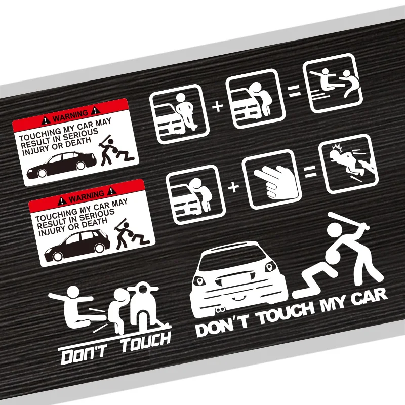 Don�t Touch My Car Beating Bad Guy JDM Sticker Car Styling Don�t Touch My Car Beating Bad Guy JDM Sticker Car Styling