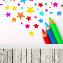 Задний фон для фотосъемки в школу деревянный пол цветные звезды карандаши фоны для фотостудии вечерние Детские Новорожденные