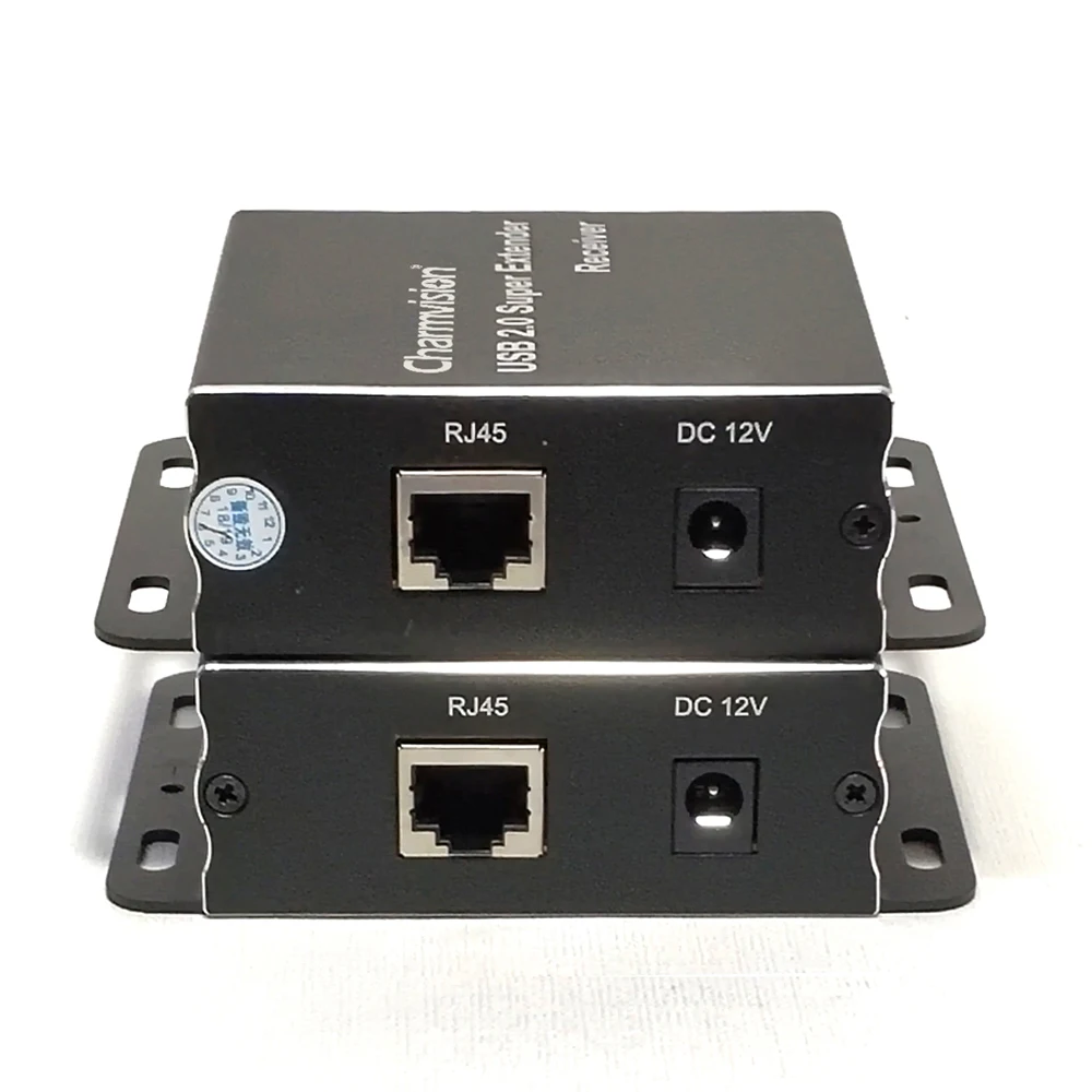 Charmvision EU204P 100 метров USB удлинитель Поддержка USB2.0 протокол с 4 USB2.0 480 Мбит/с выходной порт через RJ45 UTP CAT6 кабель