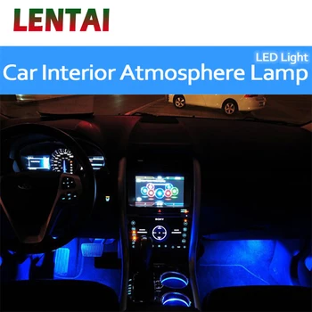 

LENTAI For Hyundai solaris i30 tucson Citroen c4 c5 Lada granta vesta Chery 1Set Car Interior LED Atmosphere Lamp Flexible Light