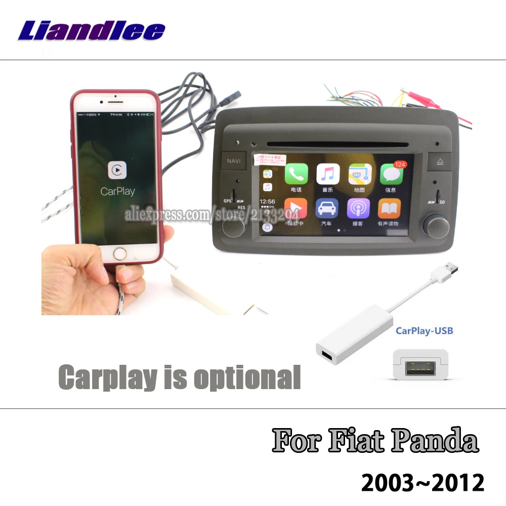 Liandlee 6,2 дюймов Android 8,0 для Fiat Panda 2003~ 2012 стерео видео Wifi dvd-плеер Carplay карта gps Navi навигация Мультимедиа