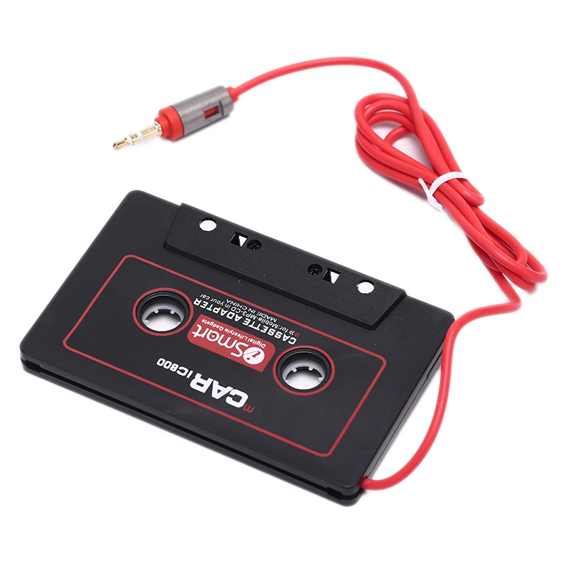 110cmmp3 Cd Player Audio Tape Adapter 3.5mm Jack Plug Universal Black