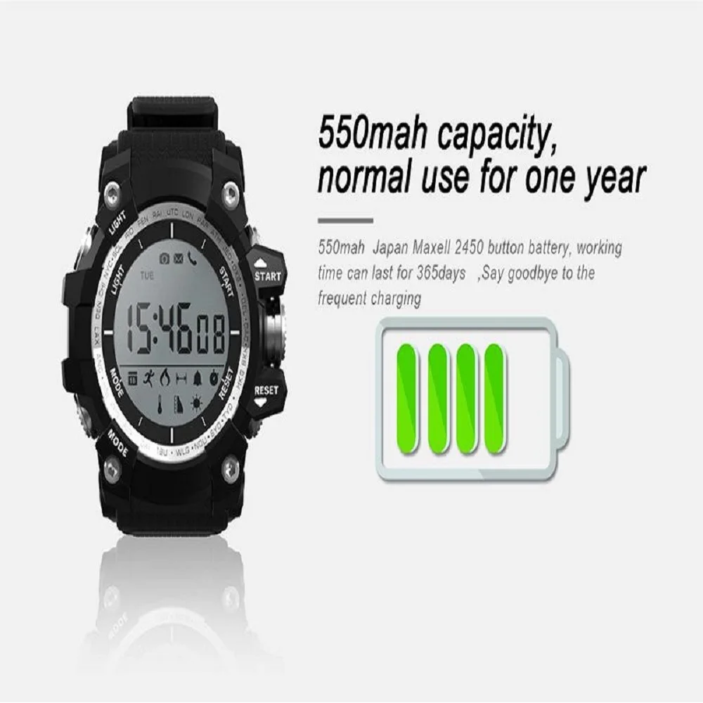 Microwear XR05 Smart Band Bluetooth 4 0 IP68 Водонепроницаемый Смарт Браслет 365 дней вспомогательный