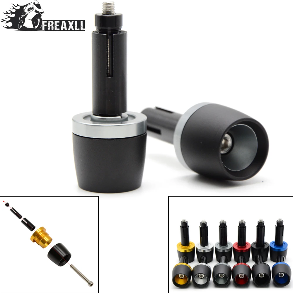 

Universal Motorcycle Handle Hand Bar Ends Handlebar Grips Ends FOR HONDA cbr 600 rr/f4i/f4 vfr 800 steed 1000rr cb1000r CBR600RR
