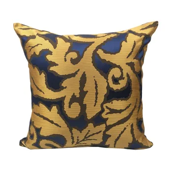 

Pop Fashion Jacquard Woven Polyester Big leaves Sofa Cushion Cover Decorative Pillow Case Desinger Cushion Case 45 x 45 cm Gift
