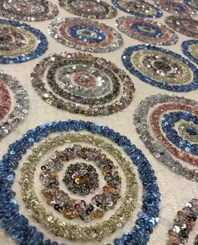 

nice looking L-112525 embroidery tulle mesh lace fabric with good quality for party dress