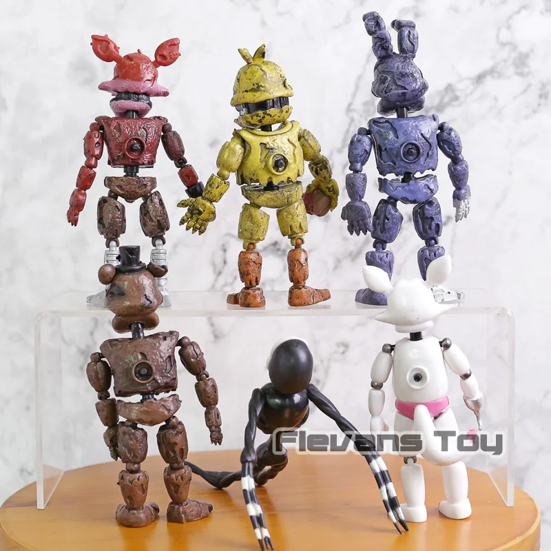 Экшн Фигурка пять ночей у Фредди ПВХ Куклы FNAF Бонни Фокси фазбер игрушки медведь 6