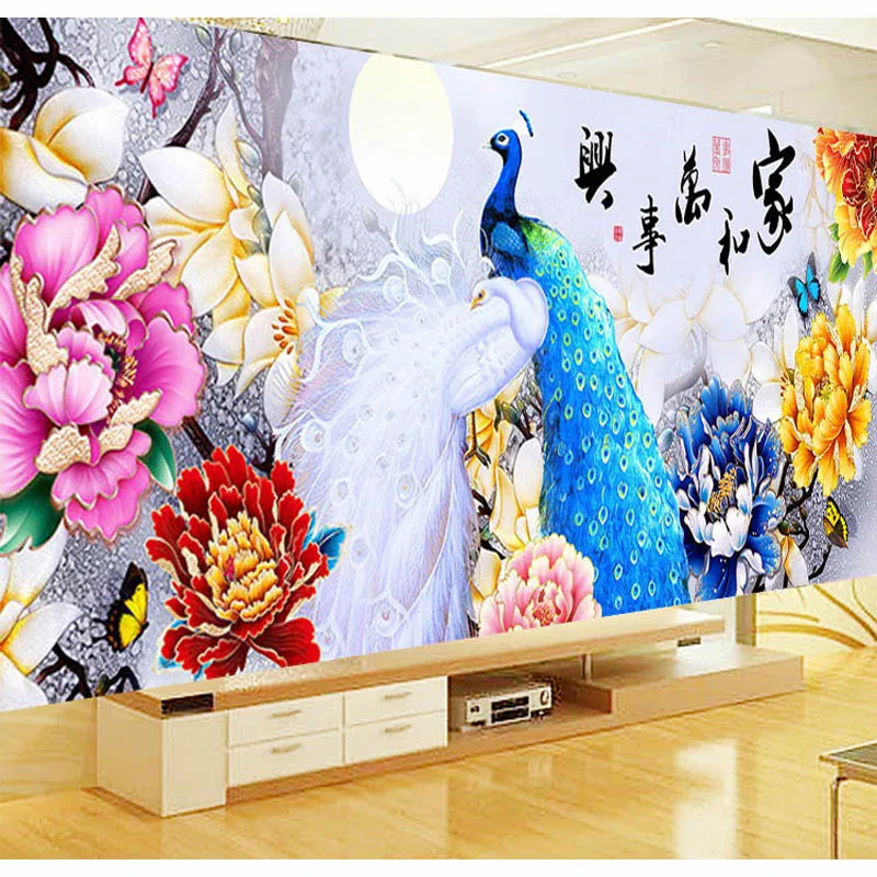 Вышивка крестиком шелковая нить набор китайских узоров 100% набивная вышивка