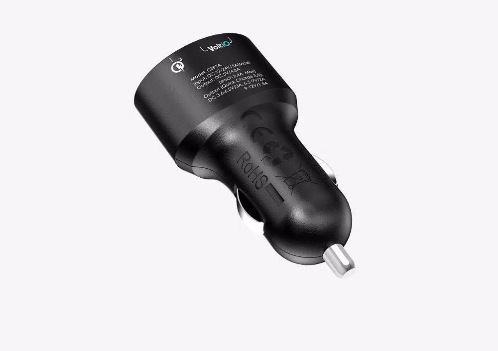 Tronsmart C3PTA Car Charger USB 3 USB Ports Quick Charge 3.0 VoltiQ Quick Car Charger for Xiaomi  for blackview phone power bank in stock (13)