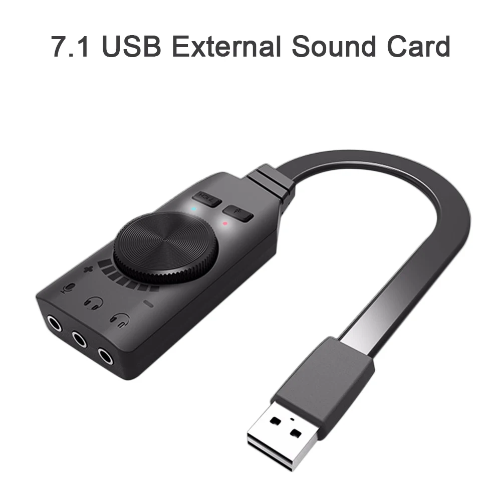 

3.5mm Earphone External USB Sound Card Sound Card Adapter Mic Audio Card Headphone External All Systems High Performance