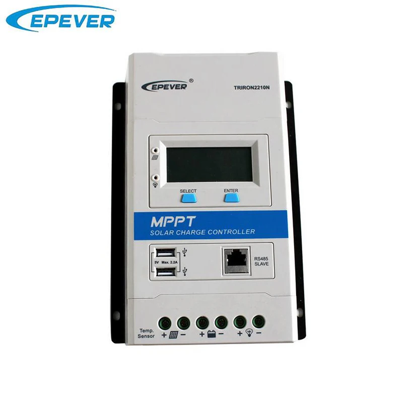  EPever MPPT 40A Modular-Designed Solar Charge and Discharge Controller 12V 24V Auto with DS2 and UC