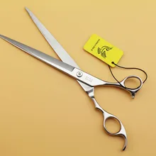 Профессиональный 9,0 дюймов Парикмахерские ножницы для стрижки собак Ножницы Парикмахерские ножницы для волос Япония Дамасская сталь с Чехол