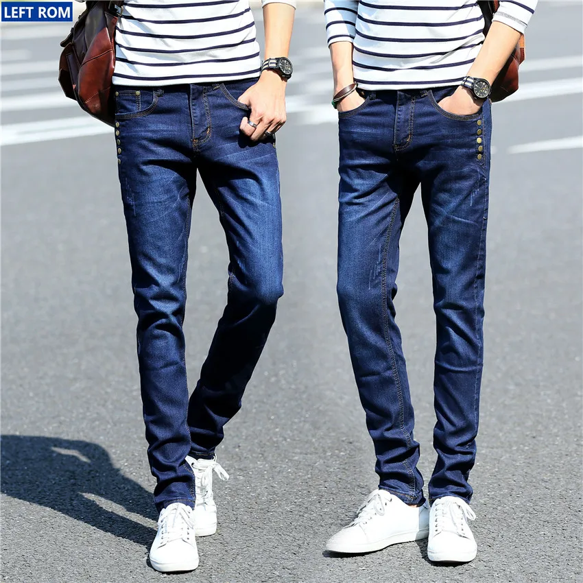 mens Jeans 2017 new male fashion casual business Hot sale Men blue