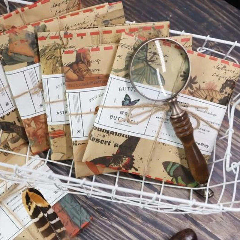 

Retro Style Journaling Material Pack Series 6 - Planner, Journal, Craft, Scrapbooking, Decoration