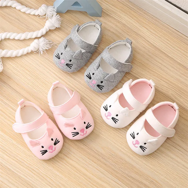 Newborn Baby Girl Shoes Cute Animal Princess Kid Anti slip On Shoes 0