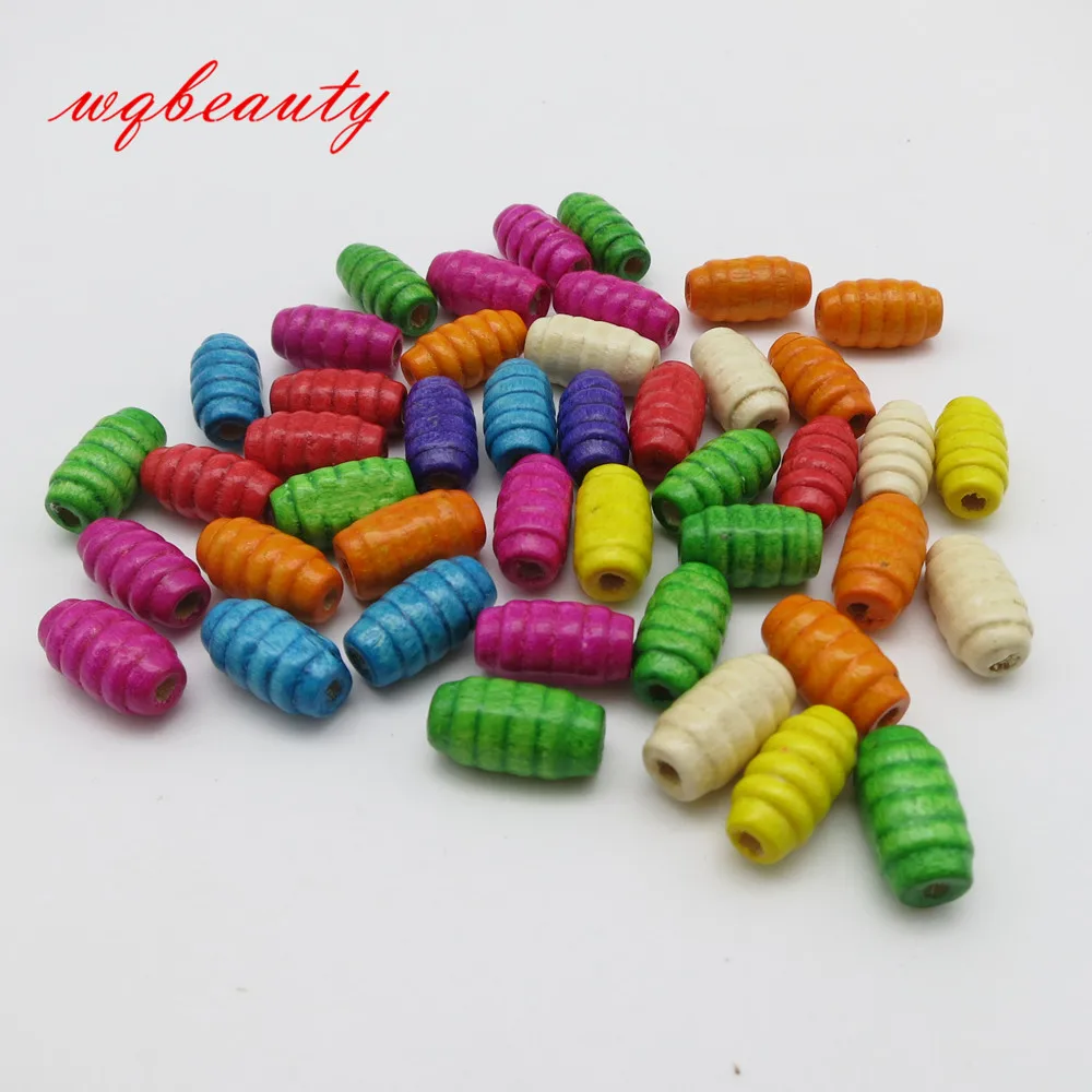 

20pcs Multicolour wooden hair braid dread dreadlock Beads rings approx 3.2mm hole suit for thin braids
