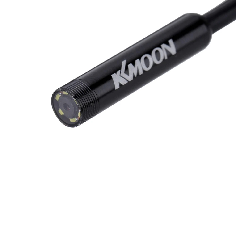 Kkmoon 8 мм 2 м промышленный эндоскоп мини бороскоп эндоскоп цифровой USB Инспекционная камера эндоскоп Регулируемая яркость для ПК