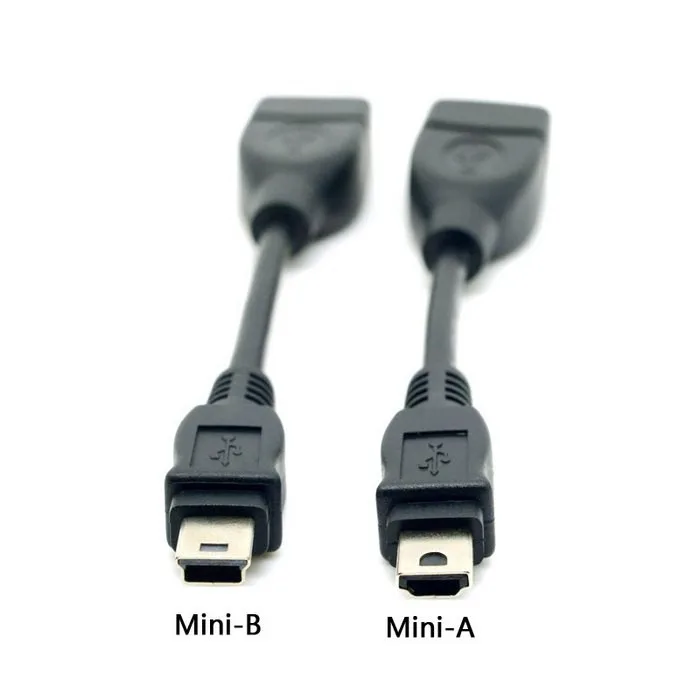 Cables USB GENERIQUE Câble otg - usb 2.0 a femelle vers micro-usb 5 broches  mâle - noir - 10 cm velleman pcmp72b