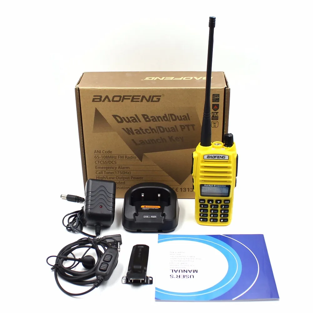 BaoFeng UV 82 5W двухдиапазонный 136-174& 400-520MHz Ham двухстороннее радио UV-82 аккумулятор 2800mAh Портативная рация