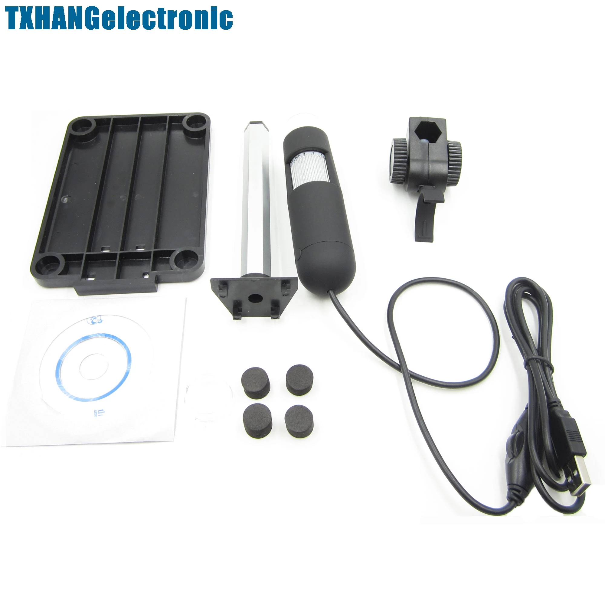 

2MP USB 1000X 8 LED Digital Microscope Endoscope Magnifier Camera+Lift Stand Hot