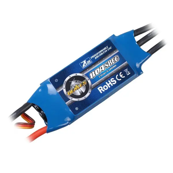 

ZTW Beatles 50A 60A 80A ESC Brushless Speed Controller For RC Airplane