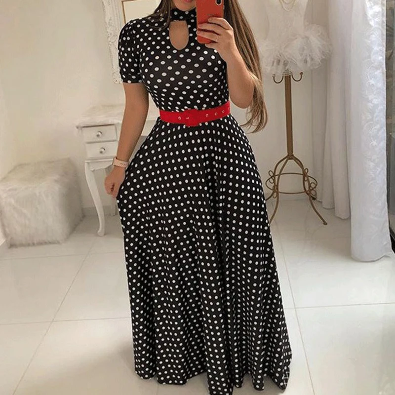 Женская летняя пляжная одежда, сарафан, сексуальные, Boho, повседневные, длинные, вечерние, Коктейльные - Цвет: 2