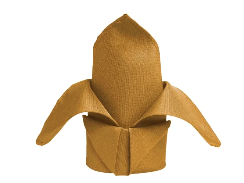 gold color napkin
