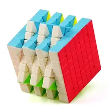 QIYI QiXing S 7x7x7 Magic Скорость Cube 70 мм Размеры кубик без наклеек Professional головоломки кубики Логические взрослых плавно кубик рубика