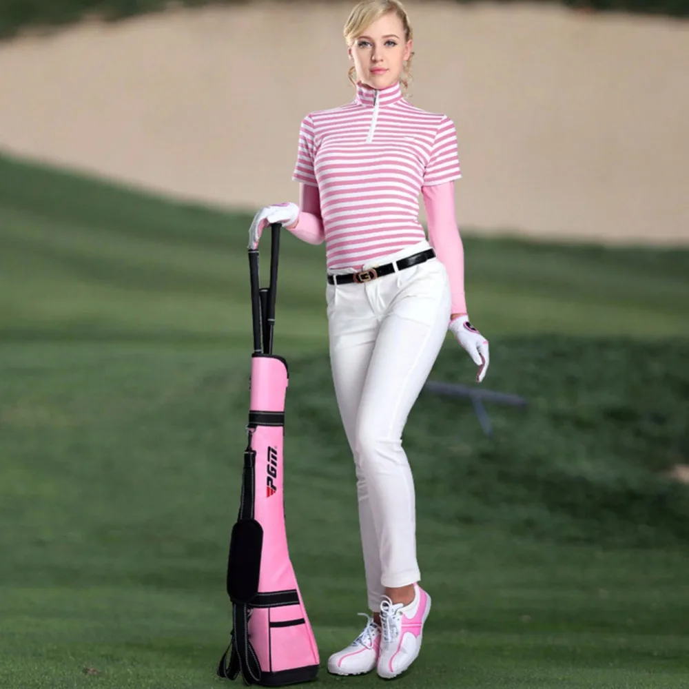 Crestgolf الجولف بندقية أكياس حقيبة للرجال والنساء في النصف دائم حقيبة الغولف نادي الغولف السفر معدات