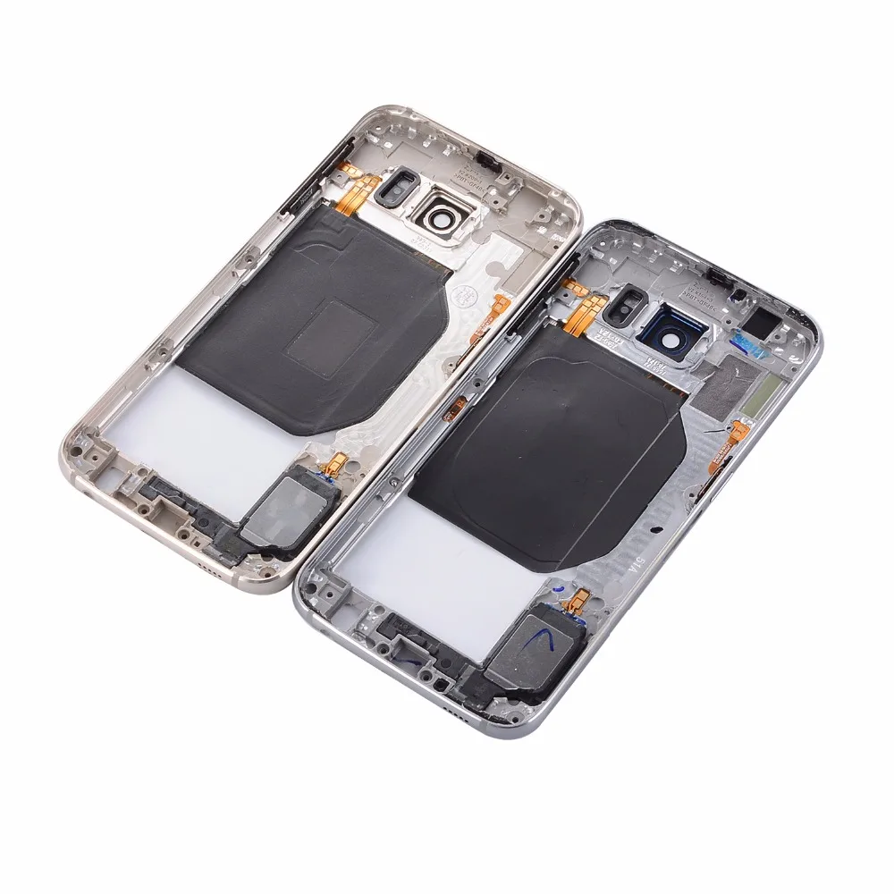 Для Samsung Galaxy S6 G920 SM G920F G920A G920P металлическая рамка с одной картой средней рамкой