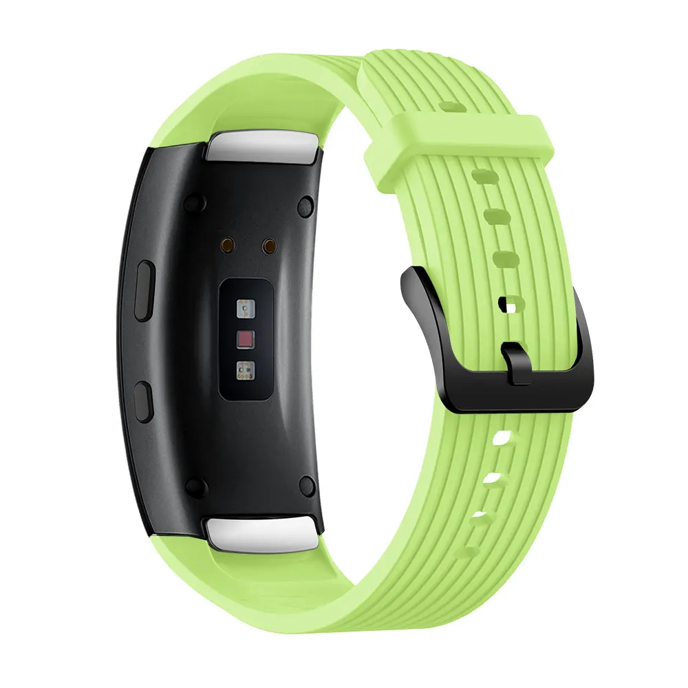 Green S/L ремешок на запястье для samsung gear Fit2 2 Pro Смарт силиконовый ремешок часов браслет ремни для samsung gear Fit 2 SM-R365 Correa - Цвет: Green