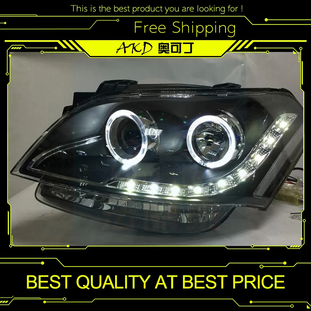 AKD Car Styling for Kia Soul Headlights 2010 2013 Soul LED Headlight