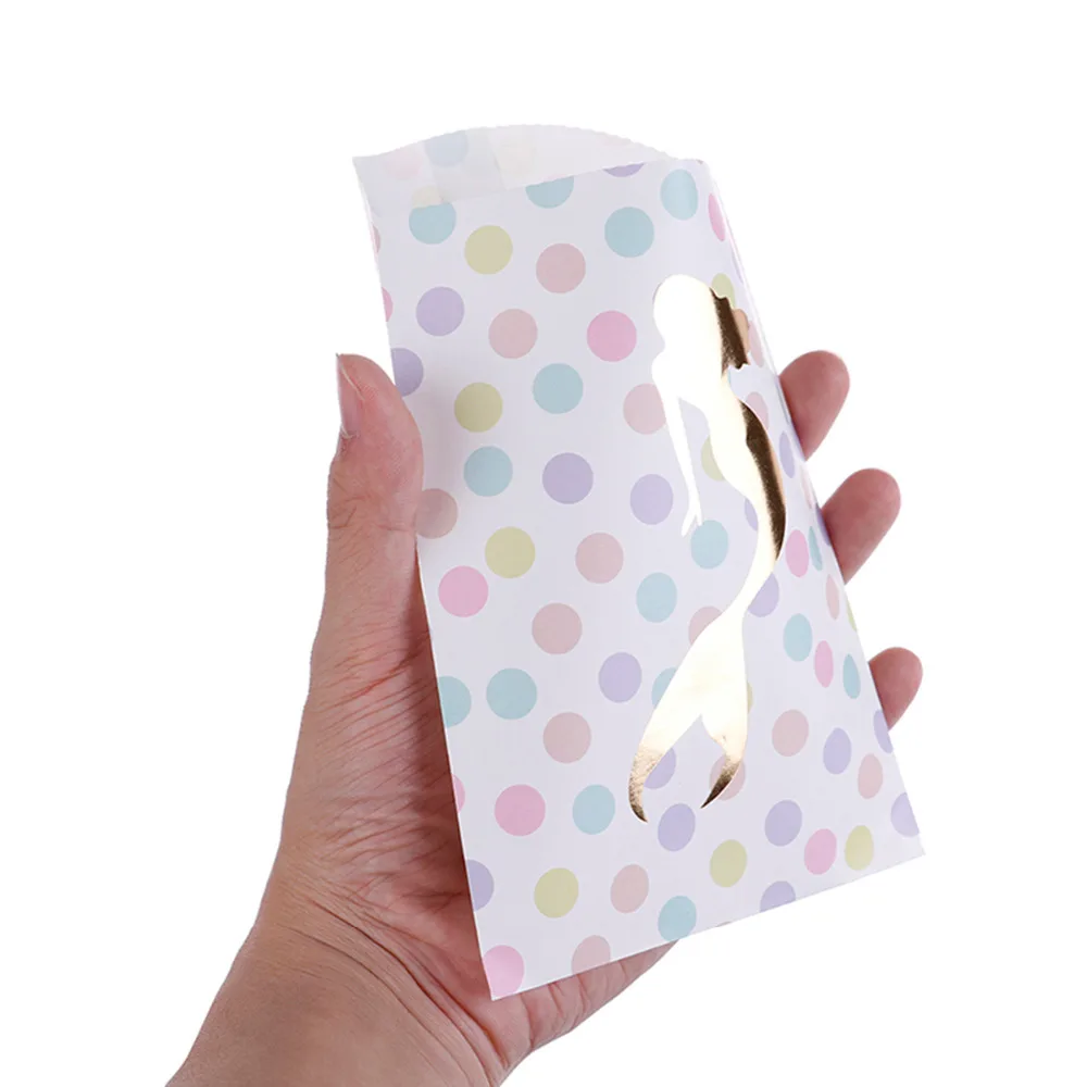 Huiran 10 шт бумажный подарочный пакет Конфета "Русалка" коробка Фламинго подарочные пакеты упаковочные принадлежности подарок с Unicorn оберточная бумага вечерние события