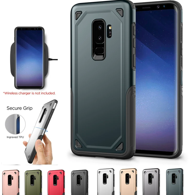 

2019 New Armor Phone Case For Samsung S8 S9 Plus Note 8 Case Hybrid Shockproof Case For Samsung A6 A8 2018 Rugged Cover