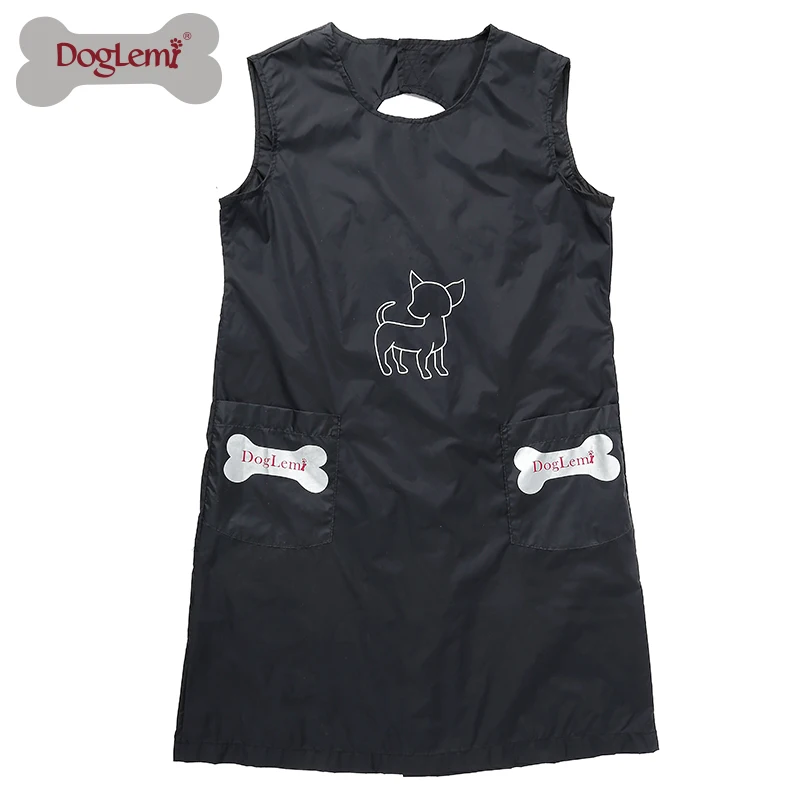 Waterproof Nylon Dog Cat Grooming Apron with Pocket Puppy Cat