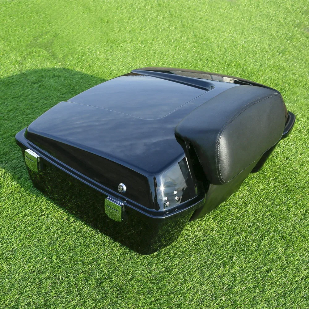 

Motorcycle Chopped Tour Pak Pack Trunk with Pad For Harley Road Electra Street Glide King 97-13