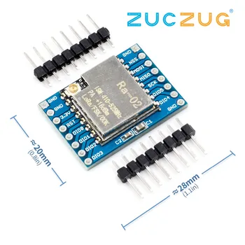 

SX1278 LoRa Module 433M 10KM Ra-02 Ai-Thinker Wireless Spread Spectrum Transmission Socket for Smart Home DIY