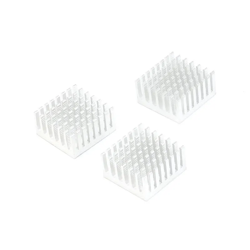 1 pc 282815mm Cooler Heatsink Cooling Fin Aluminum Heat Sink Radiator for Graphic Silver 28X28X15mm (2)