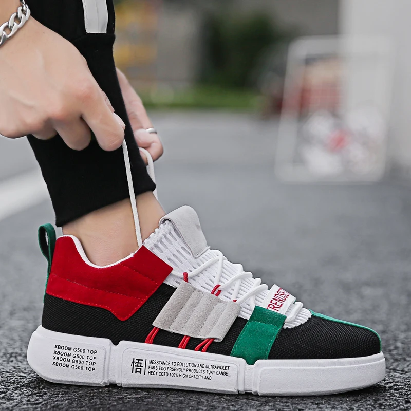 

Weweya New Colorful Casual Shoes Men Sneakers Men Breathable Mans Footwear Mixed Color Walking Male Flats Tenis Masculino Adulto